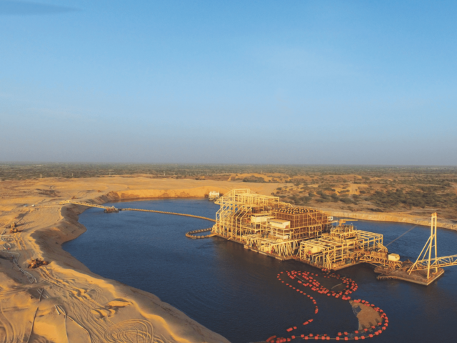 Picture of the conveyor system in Senegal.