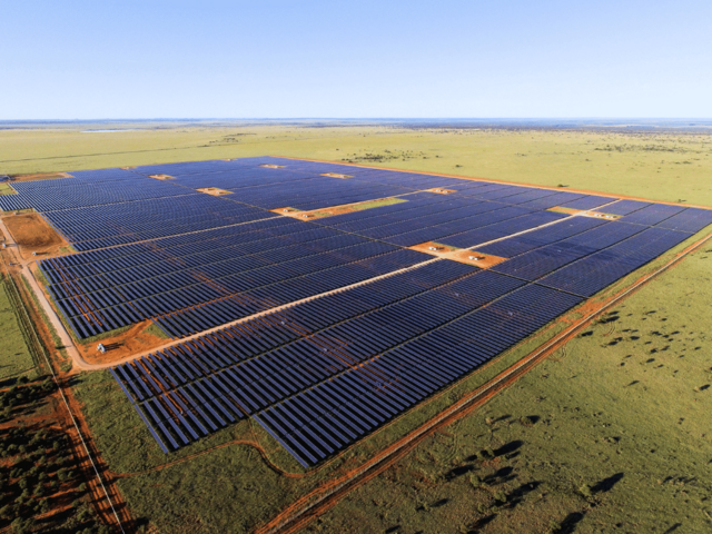 Droogfontein Solar plant designed and constructed by JUWI Renewable Energies